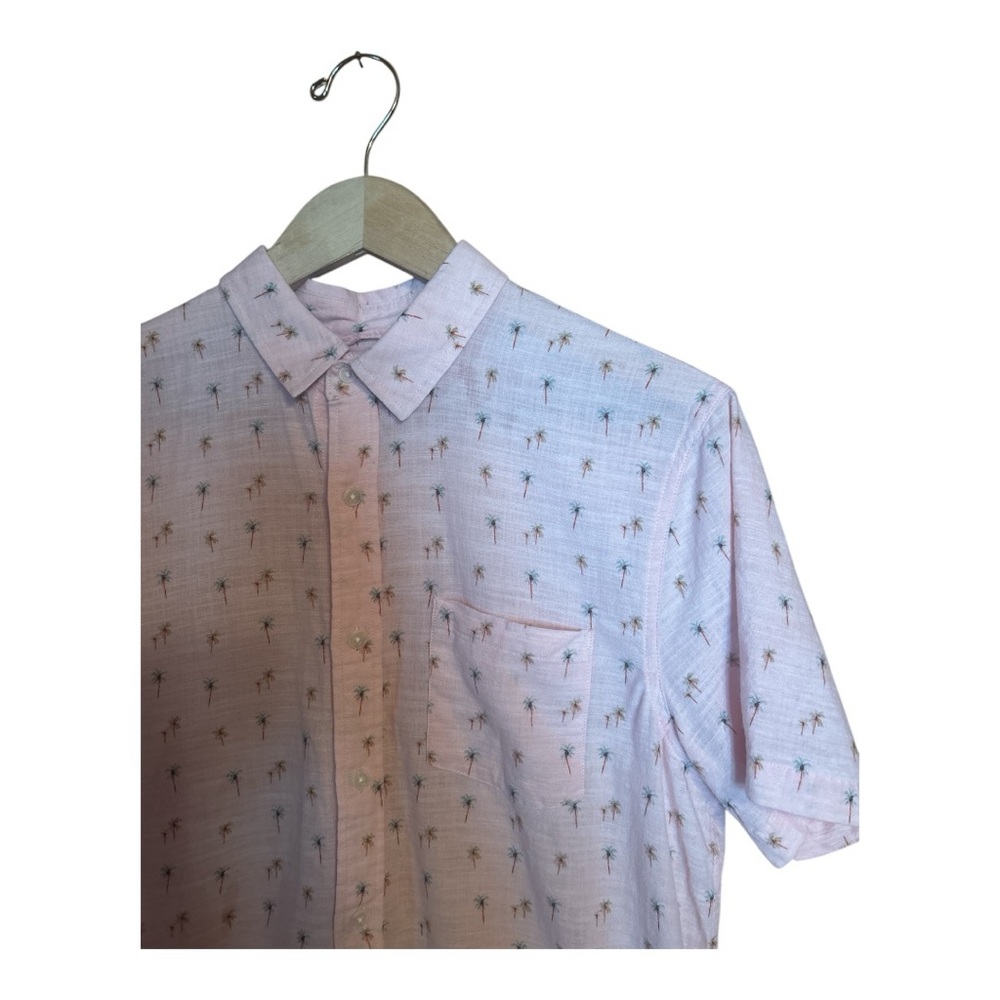 Marine Layer Men’s Coral Palm Tree Button Down Size Medium - Picture 3 of 6